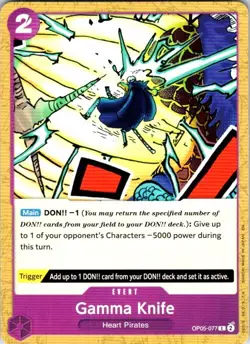 One Piece | Premium Booster -The Best- Vol. 2 | Gamma Knife (Reprint) | C | OP05 - Image 1