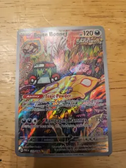 Brute Bonnet Ancient Pokemon Card Toxic Powder Rampaging Hammer - Image 1