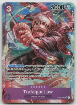 Trafalgar Law (Alternate Art) (069) OP05-069 Awakening of the New Era Foil - Image 1