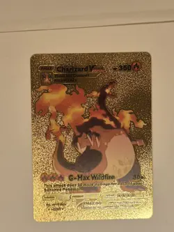 Pokemon Charizard Gold Foil Card Lot 4 - V, VMAX, GX, Charmander Evolution - Image 4