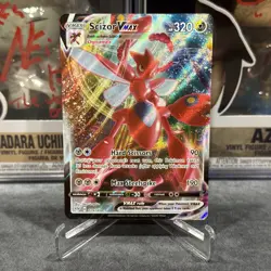 Scizor Vmax 119/189 Darkness Ablaze NM Full Art Ultra Rare Pokemon Card - Image 1
