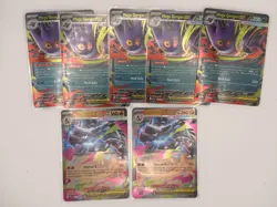 Phantasmal Flames Card Lot 6x Mega Gengar EX, Mega Charizard X EX English - Image 1