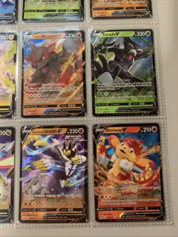Pokemon TCG Modern Full Art Holo Rare V Lot of 9 Cards NM - Image 4