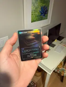 MTG Balin’s Tomb Ancient Tomb LTC 0357 Foil LOTR Commander NM Magic Card - Image 3