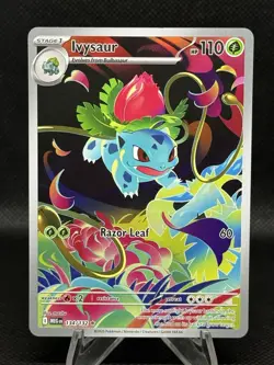 Pokemon Ivysaur 134/132 Me01: Mega Evolution Illustration Rare Holo NM - Image 1