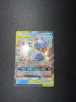 Pokemon TCG Blastoise & Piplup GX Tag Team Cosmic Eclipse 38/236 - Image 1