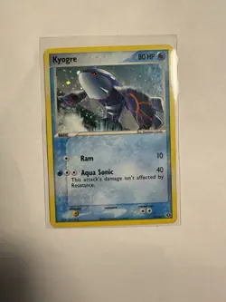 Pokemon Kyogre ex 6/106 EX Emerald Holo Rare 2005 Basic 80 HP - Image 1