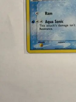 Pokemon Kyogre ex 6/106 EX Emerald Holo Rare 2005 Basic 80 HP - Image 2