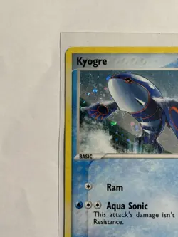 Pokemon Kyogre ex 6/106 EX Emerald Holo Rare 2005 Basic 80 HP - Image 3