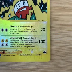 Pokemon Electrode 36/144 Skyridge Reverse Holo LP to NM E-Reader Rare 2003 - Image 4