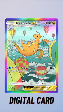 Dragonite EX Rainbow Eevee Grove Pokemon TCG Pocket 2 Star ⭐⭐ (English) - Image 1