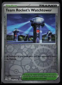 Team Rocket's Watchtower 180/182 Destined Rivals Pokemon Reverse Holo NM - Image 1