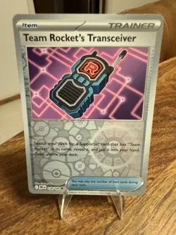 Team Rocket's Transceiver 178/182 Reverse Holo Pokemon SV10: Destined Rivals NM - Image 1
