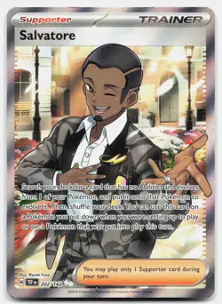 Salvatore 202/162 Ultra Rare Temporal Forces Pokemon Near Mint - Image 1
