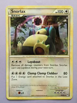 SNORLAX 33/95 MP CALL OF LEGENDS Rare Pokemon - Image 1