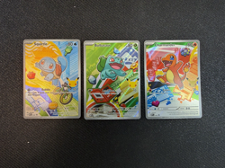 Pokemon TCG First Partner Illustration Collection Series 1 Kanto GEN 1 Starters - Image 1