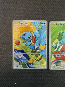 Pokemon TCG First Partner Illustration Collection Series 1 Kanto GEN 1 Starters - Image 2