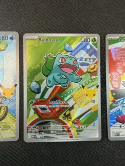 Pokemon TCG First Partner Illustration Collection Series 1 Kanto GEN 1 Starters - Image 3