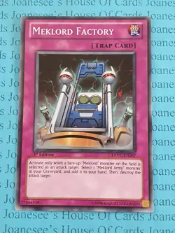 Meklord Factory EXVC-EN067 Common Yu-Gi-Oh Card 1st Edition New - Image 1