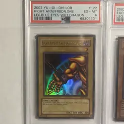 Yugioh 2002 Exodia the Forbidden One LOB 120-124 Complete Set PSA 7 PSA 6 - Image 4