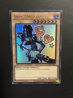 Dark Magician Variant Art RA05-EN083 Ultra Rare 1st Edition Yugioh EURO Print - Image 1