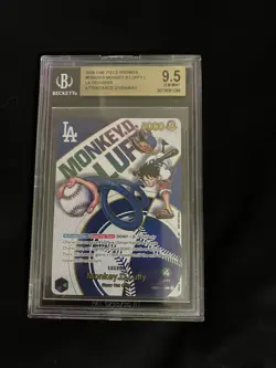 2025 One Piece LA Dodgers Monkey.D.Luffy Promo Leader EB02-010 BGS 9.5 - Image 1