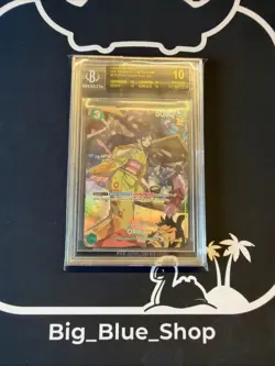 One Piece 2024 Okiku OP01-035 Foil SP 500 Years In The Future BLACK LABEL BGS 10 - Image 1