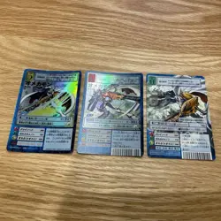 Digimon Card Old Omegamon 3 Cards Bo-537/St-820/St-994 Japan - Image 1
