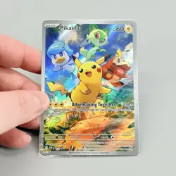 Pokemon Pikachu Adventuring Together SVP 027 Promo Full Art Holo Card Sealed - Image 2