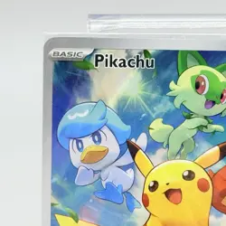 Pokemon Pikachu Adventuring Together SVP 027 Promo Full Art Holo Card Sealed - Image 3