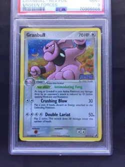 Pokemon Cards: EX Unseen Forces Reverse Holo: Granbull 39/115 PSA 9 - Image 2