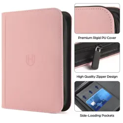 Card Binder 4 Pocket with Zipper, 288 Pockets Trading Card Holder Book, Premi - Image 5