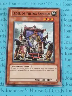 Elder of the Six Samurai EXVC-EN028 Common Yu-Gi-Oh Card English (U) New - Image 2