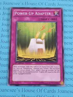 Power-Up Adapter EXVC-EN064 Common Yu-Gi-Oh Card 1st Edition New - Image 1