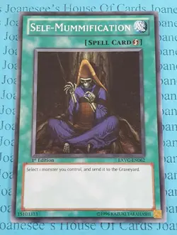Self-Mummification EXVC-EN062 Short Print Common Yu-Gi-Oh Card 1st Edition New - Image 1