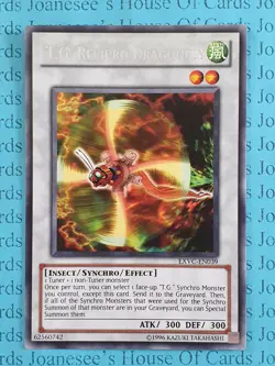 T.G. Recipro Dragonfly EXVC-EN039 Silver Rare Yu-Gi-Oh Card (U) New - Image 2