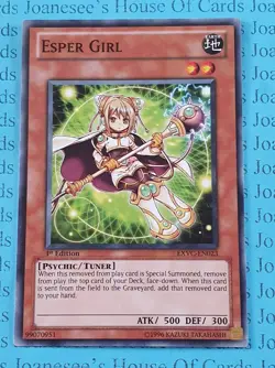 Esper Girl EXVC-EN023 Common Yu-Gi-Oh Card English 1st Edition New - Image 1