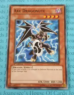 Axe Dragonute EXVC-EN090 Common Yu-Gi-Oh Card 1st Edition New - Image 1