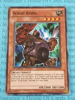 Scrap Kong EXVC-EN032 Common Yu-Gi-Oh Card English 1st Edition New - Image 1