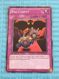 Red Carpet EXVC-EN063 Common Yu-Gi-Oh Card 1st Edition New - Image 1