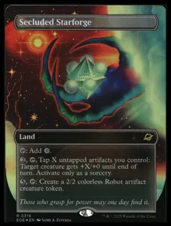 Secluded Starforge (Borderless) Edge of Eternities Foil - Image 1