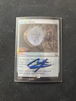 Mirage Mirror Ripple Foil Shadow Signed In Blue Black By Artist Craig Spearing - Image 1