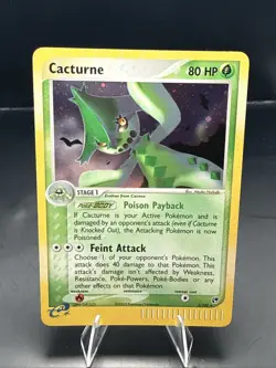 Pokemon Cacturne Sandstorm 2/100 Pokemon Card Holo - Image 2