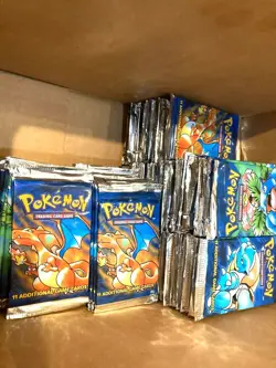 VTG. 1999 Pokemon Base Set Unlimited 1 FACTORY Sealed pokemon Pack random - Image 1