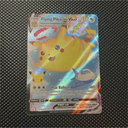 Pokemon flying Pikachu VMAX Ultra Rare Full Art Holo 007/25 - Image 1