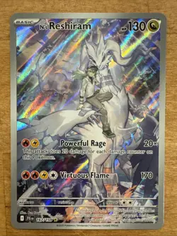 Pokemon TCG N's Reshiram 167/159 Journey Together Holo IR - Image 1
