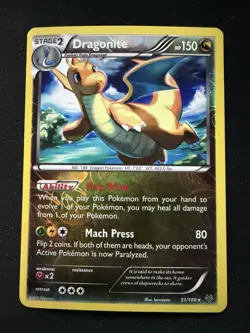 Dragonite Reverse Holo Rare - 2015 Pokemon XY Roaring Skies 51/108 Near Mint - Image 1