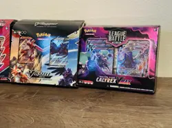 4 Pokemon League Battle Decks Urshifu, Lyca,Corv, 2 Calyrex, Vmax Factory NIB - Image 5