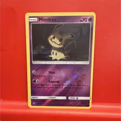 Pokemon Mimikyu 58/145 Sm-Guardians Rising Holo Rare Reverse Holo 70 HP English - Image 1