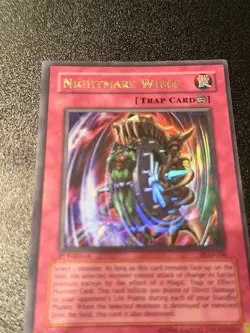 Yu-Gi-Oh Nightmare Wheel Pharaonic Guardian 1st Edition Trap PGD-106 - Image 2